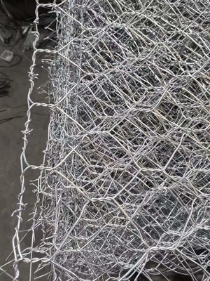 Gabion Basket Mesh 1m-5m Length Zinc Coating 40-400g/m2 1.8mm-4mm Wire Diameter