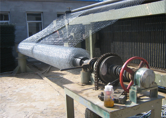 3 Twist 5 Twist Gabion Making Machine 5.5m width For Construction