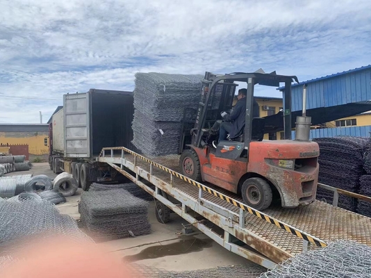 Gabion Basket Mesh 1m-5m Length Zinc Coating 40-400g/m2 1.8mm-4mm Wire Diameter